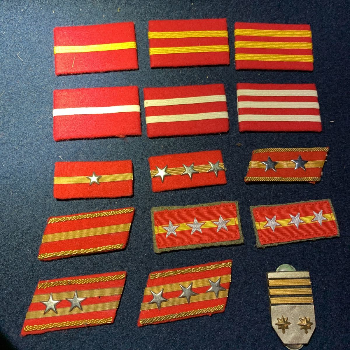 未使用？ IJA 日本陸軍 大尉 三式 襟章 captain 未使用？ IJA 日本陸軍