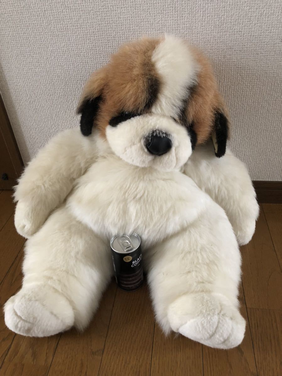 オリエンタルトーイ セントバーナード子犬 ぬいぐるみ 当時もの 日本製