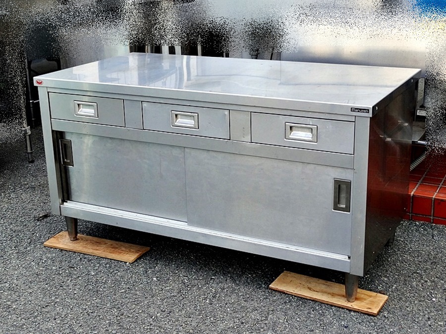 マルゼン ステンレス 作業台 W45×D45×H81cm 調理台 ガス台 厨房