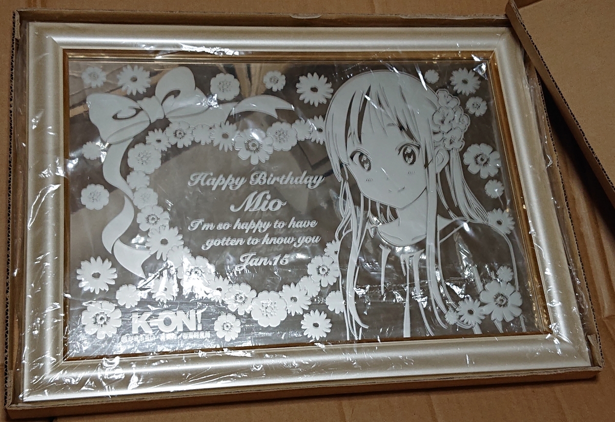 けいおん！秋山澪 BD記念 オリジナルミラーボード けいおん！秋山澪