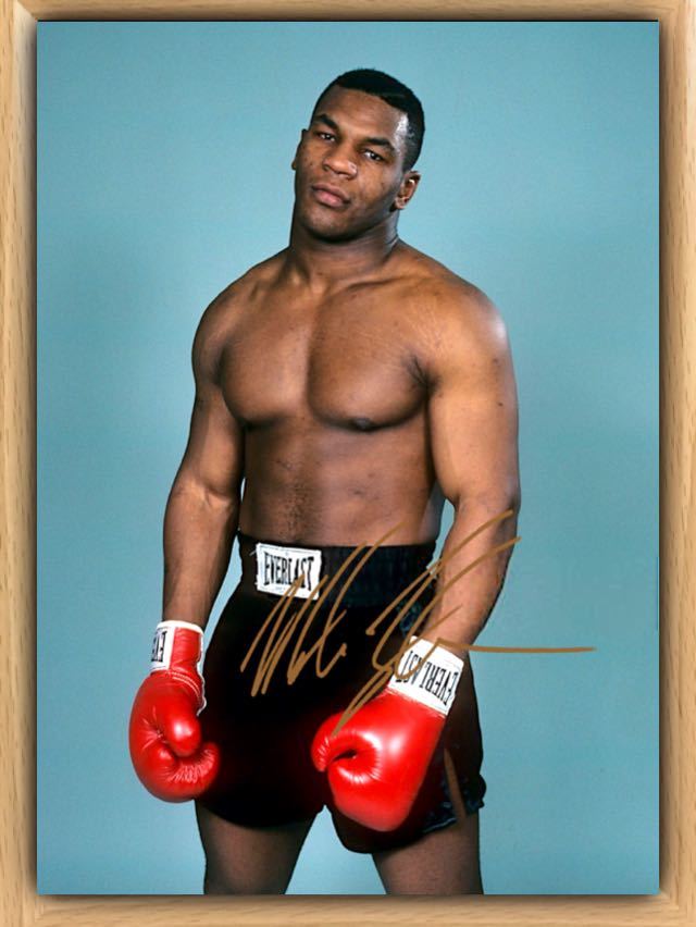 マイク・タイソン EVERLAST ボクシングショーツ サイン入り マイク