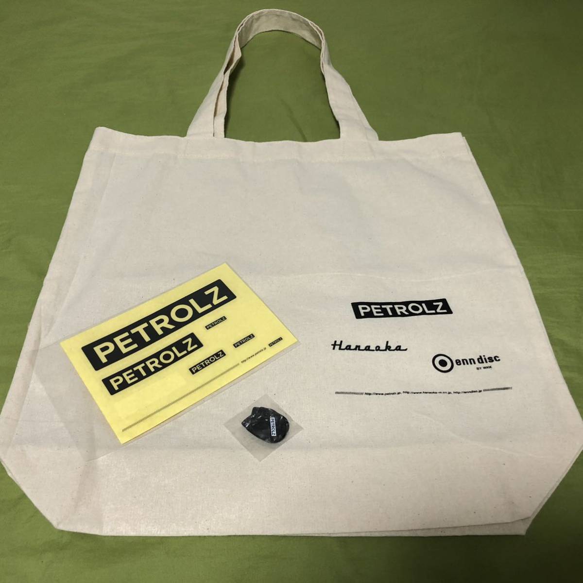 長岡亮介 トートバッグ 茶色 ペトロールズ グッズ 長岡亮介 トート