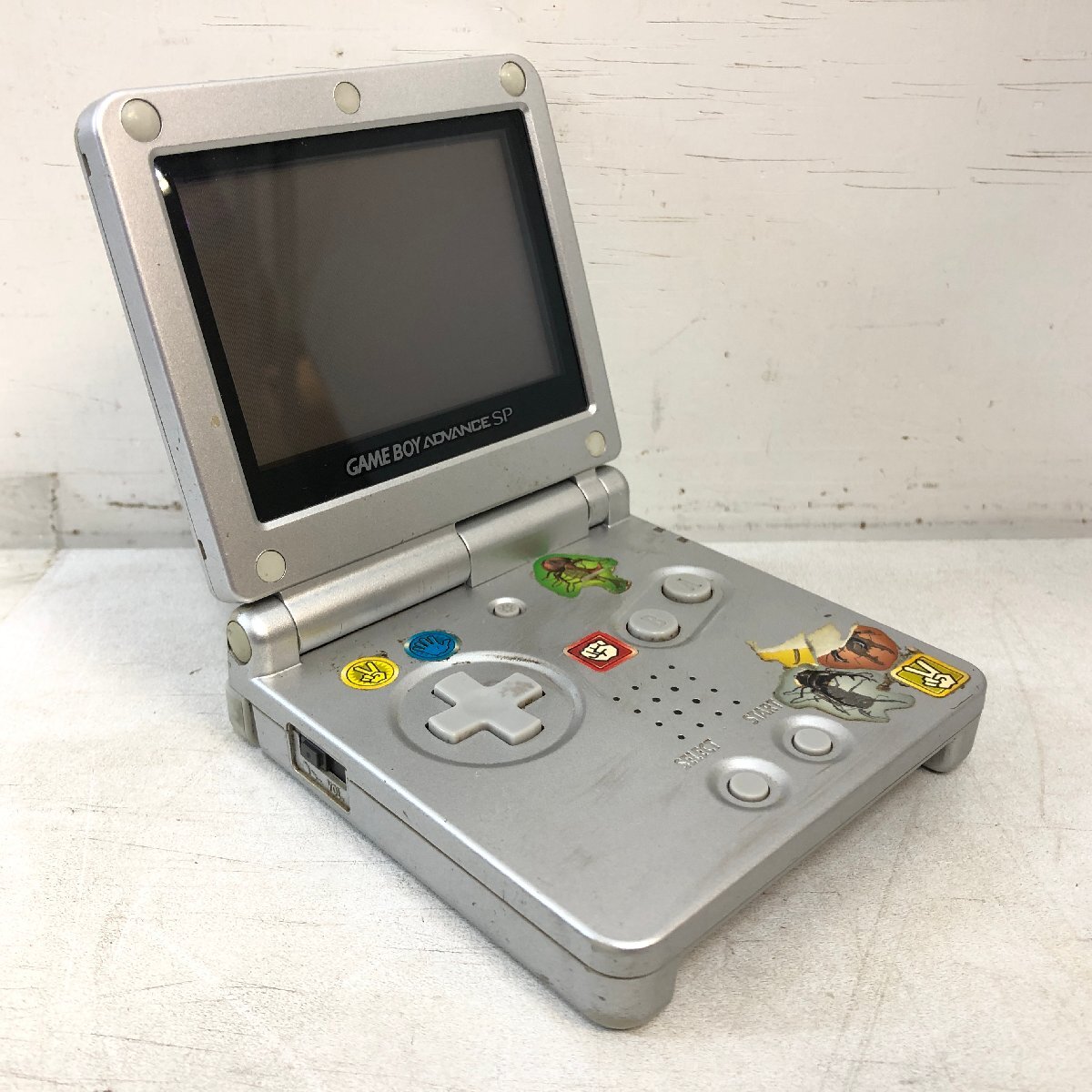 ゲームボーイアドバンスSP シルバー 「スーパーマリオアドバンス4