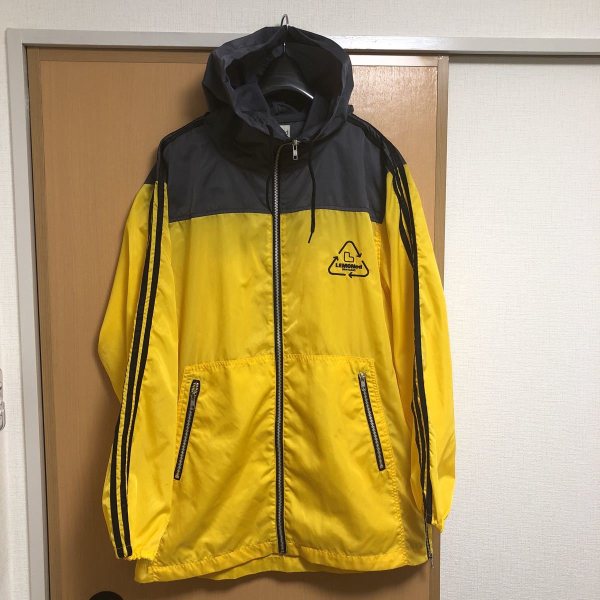 LEMONedSHOPラインジャージ【S】黒 黄色 hide XJAPAN 上着 【公式通販】