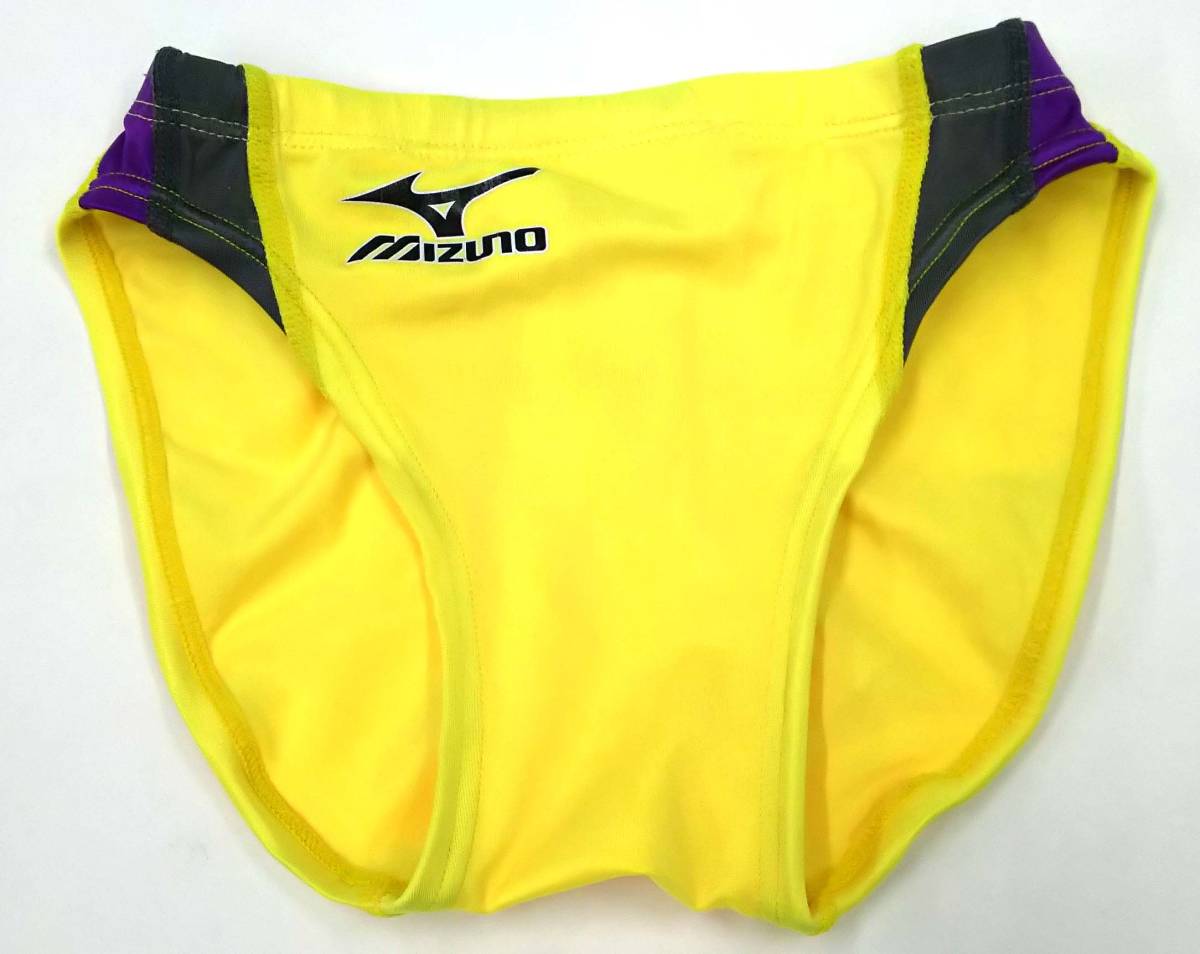 萬*離様 競パン Mizuno 競泳水着 イエロー/ブルー DIVE ミズノ(mizuno