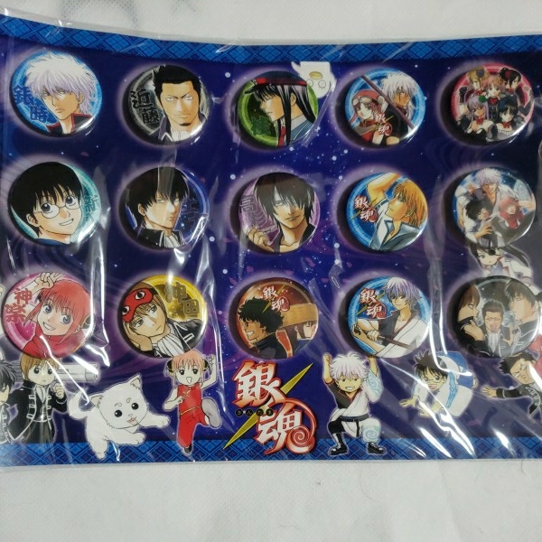 銀魂 志村新八 缶バッジ 幼少 J-WORLD 景品 JUMP 銀魂 志村新八 缶