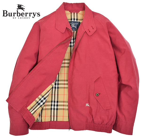 バーバリーズ☆Burberry☆スウィングトップジャケットノバチェック赤M