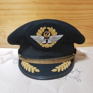 ブラニフ航空 1950年代 パイロット 帽章／制帽 キャプテン 機長 制服
