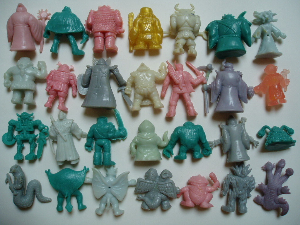 当時物 ネクロスの要塞 フィギュア140体＋魔法チップ ロッテ 食玩 昭和