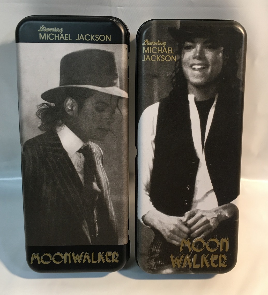 マイケルジャクソン缶ペンケースムーンウォーカー