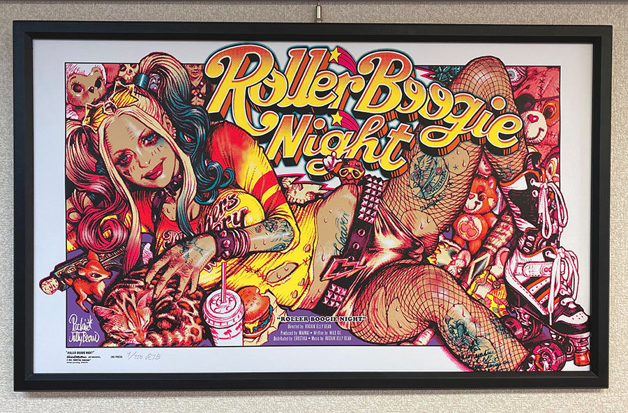 額装アートワーク⁄R901 ロッキンジェリービーン シルクスクリーン