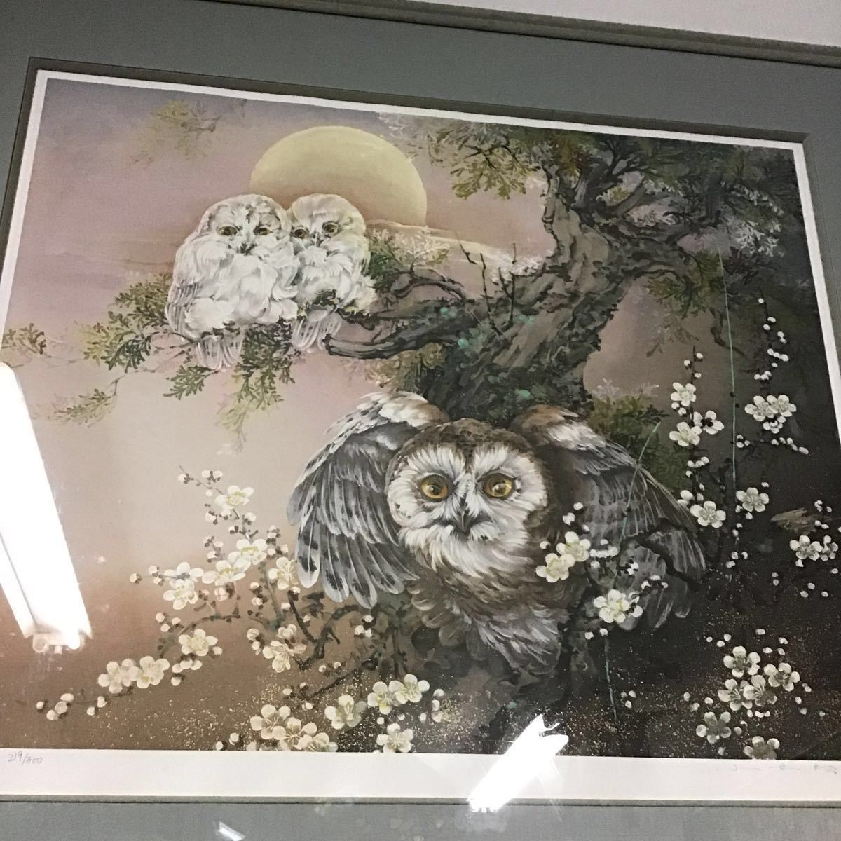 小林康之作.ねむの木と五匹のふくろう