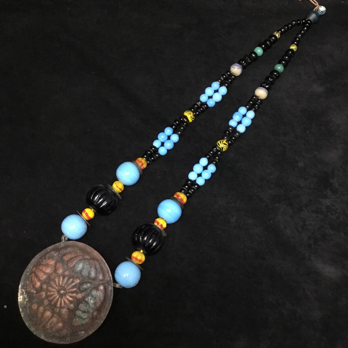 アイヌ 首飾り 鹿角 シトキ タマサイ 民族 民藝 ビンテージ 郷土