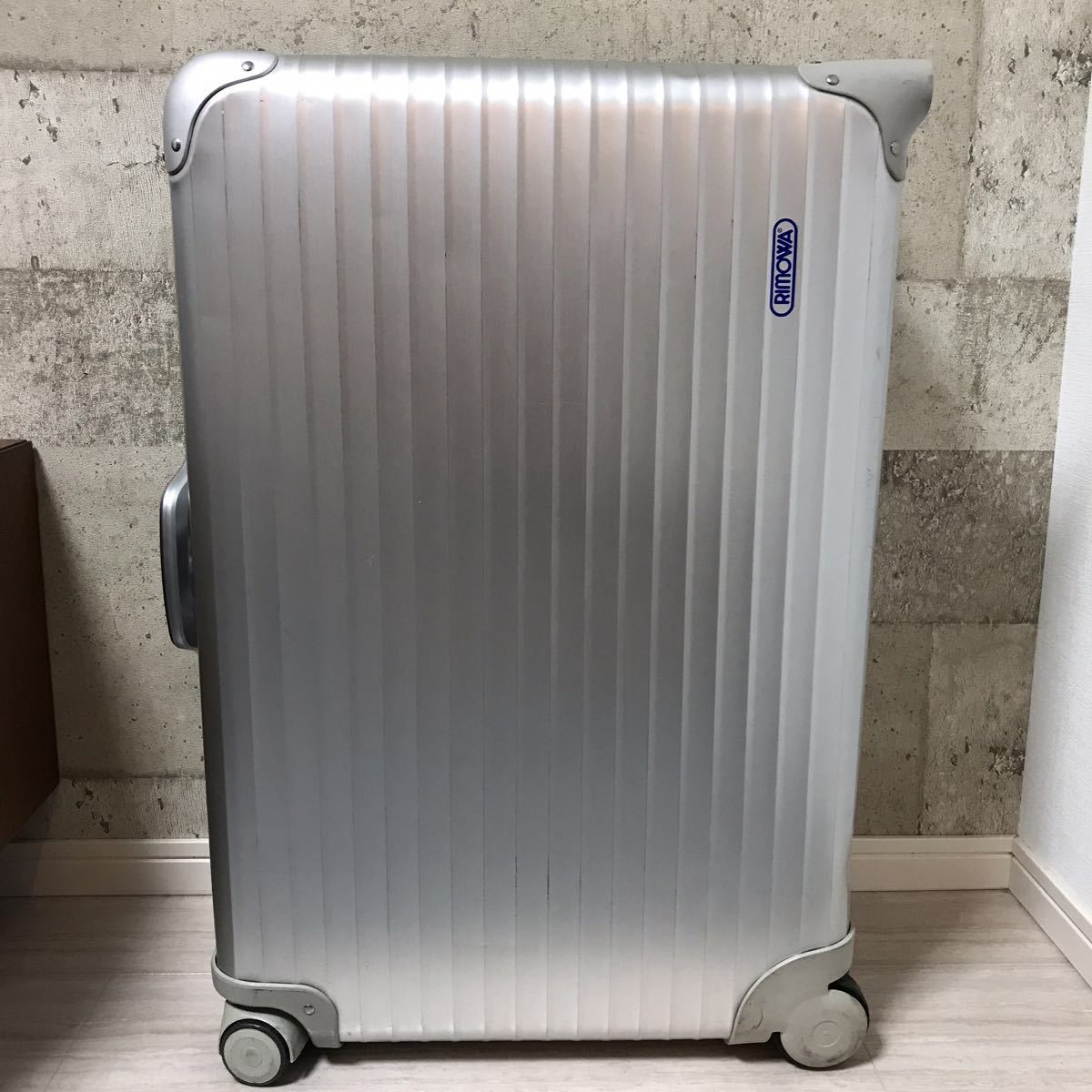 RIMOWA TOPAS 廃盤 リモワ 青ロゴ トパーズ プルタブ サイドハンドル 2