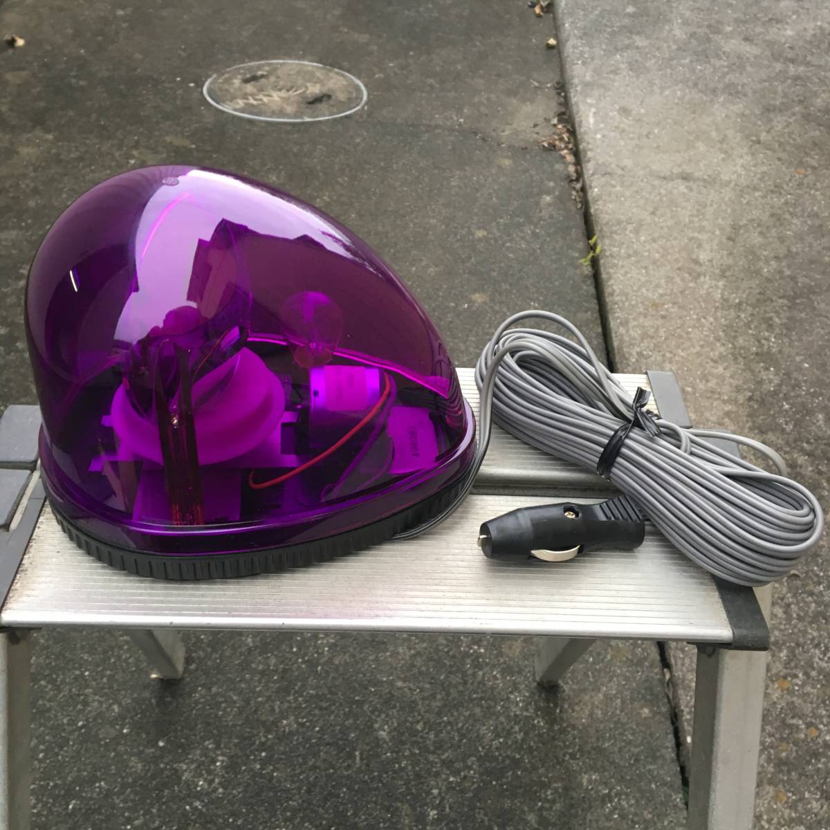 パトライト 紫 紫灯 回転灯 暴走族 旧車 旧車會 マークII 族車 パトランプ