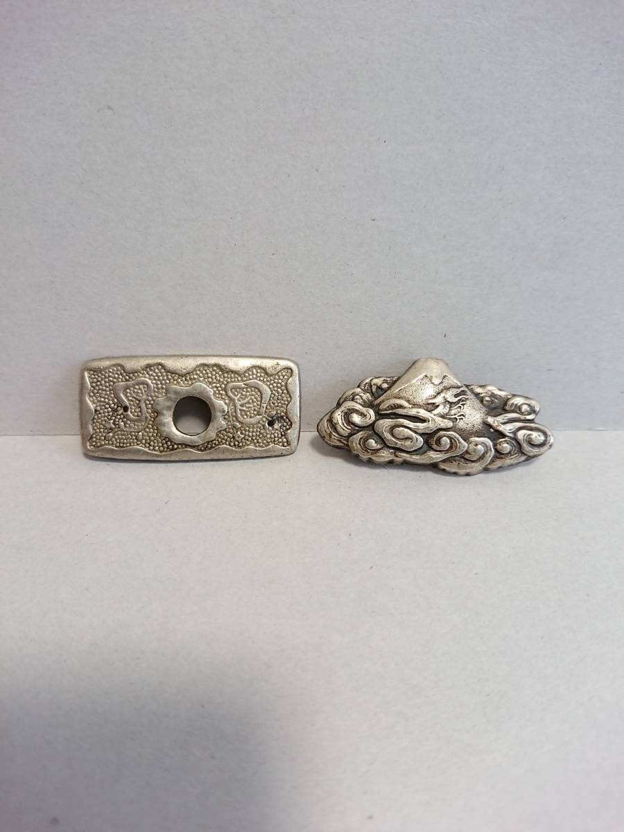 目貫煙草入れ金具前金具帯留カフス刀装具煙草入れまとめてオ10