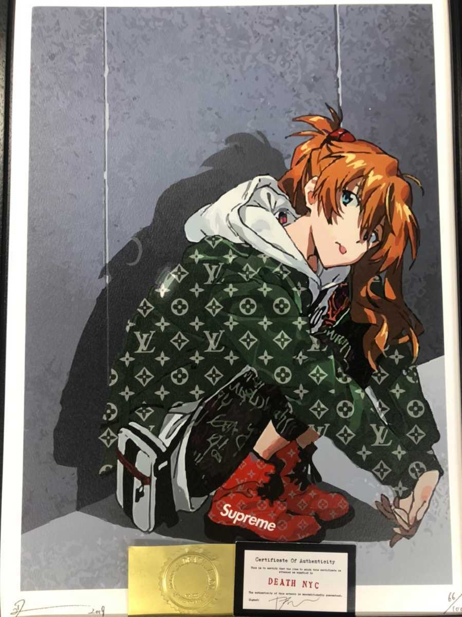 DEATHNYC限定100枚アートポスターエヴァンゲリオン アスカ(バラ売り可
