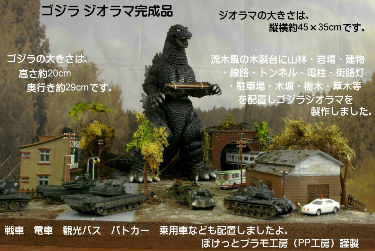☆ジオラマ「自衛VSゴジラ」