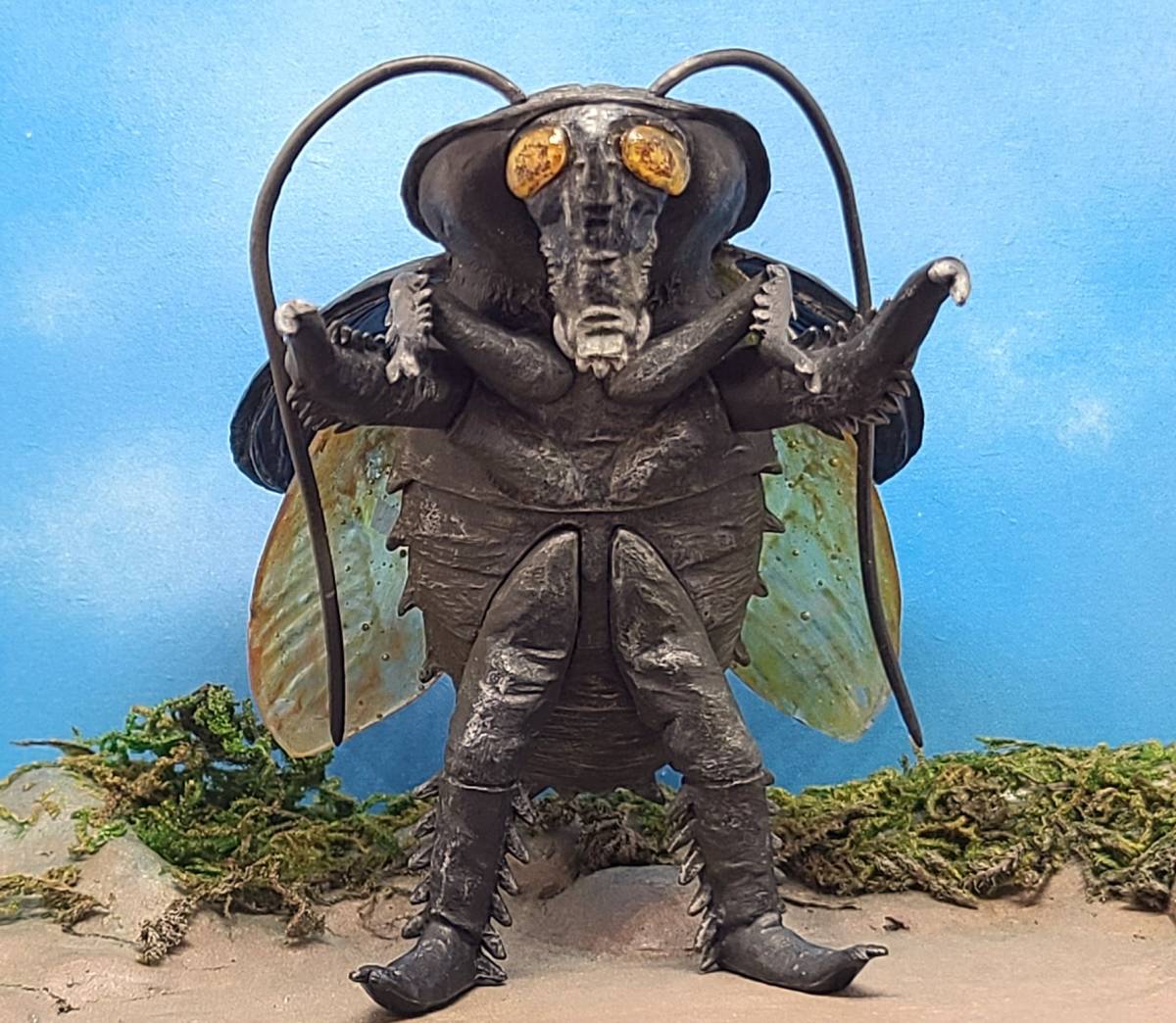 ゴキノザウルス マスダヤ ソフビ スペクトルマン 当時物