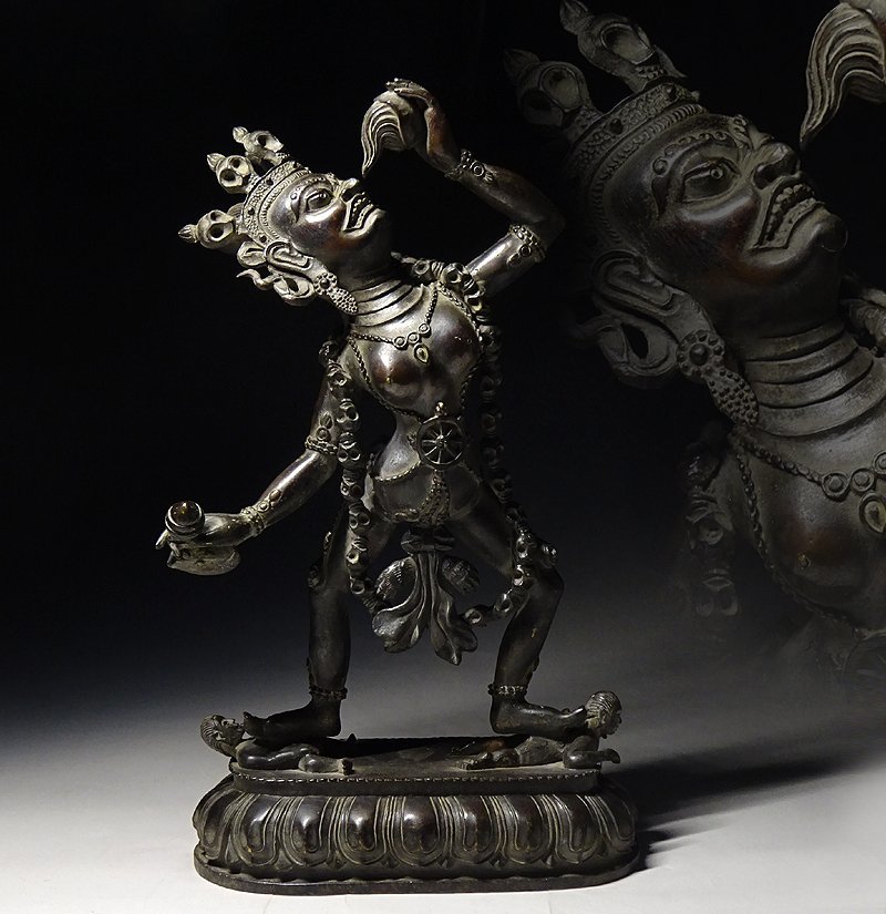 江戸期【最上位経王大菩薩 】稲荷尊天 仏像