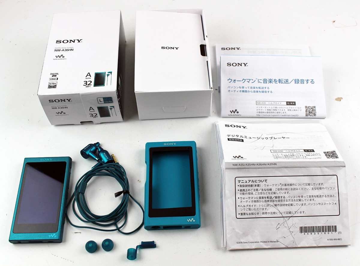 美品 WALKMAN NW-A36 32GB ビリジアンブルー ハイレゾ 本体 Amazon.co