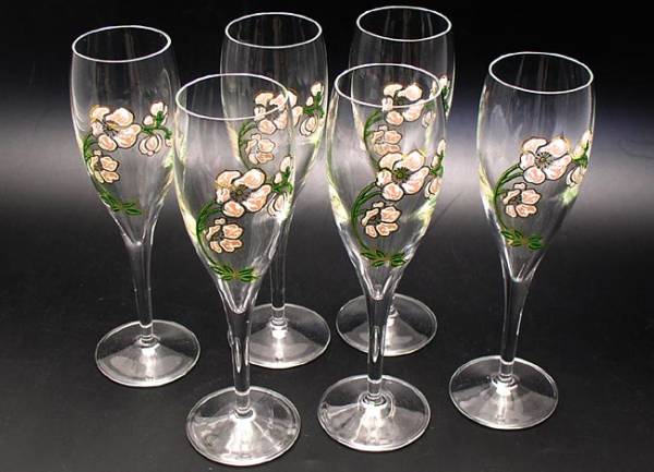 ベルエポック シャンパングラス 6脚セット ペリエ ジュエ ベルエポック