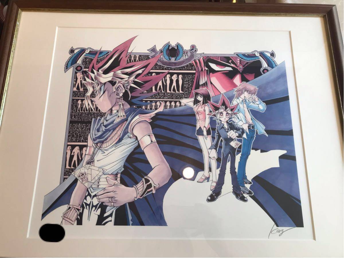 Vジャンプ 遊戯王 高橋和希先生カードイラスト 複製原稿