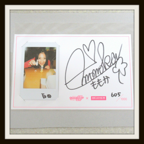 ももいろクローバーZ 百田夏菜子 BEAMS サイン チェキ ももいろ