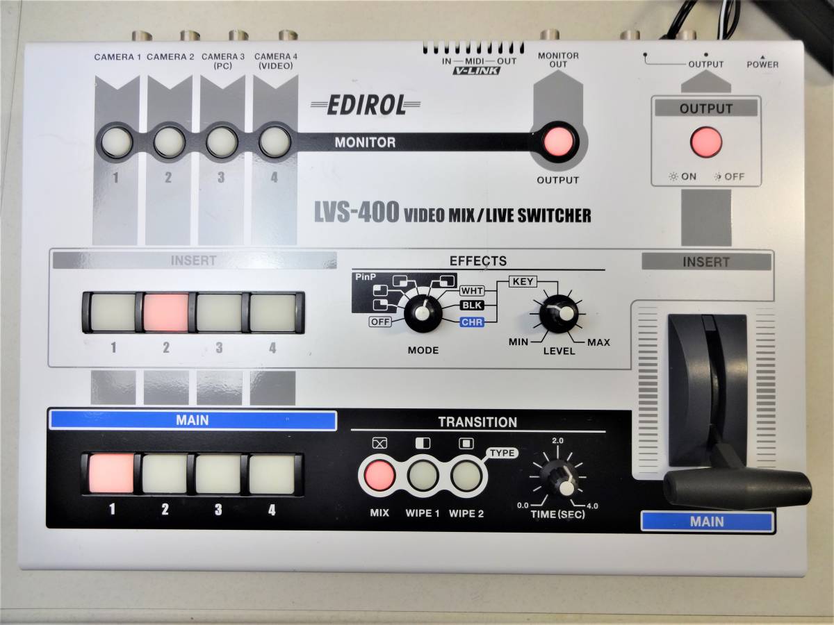 Roland LVS-400 4チャンネル ビデオミックスライブスイッチャー