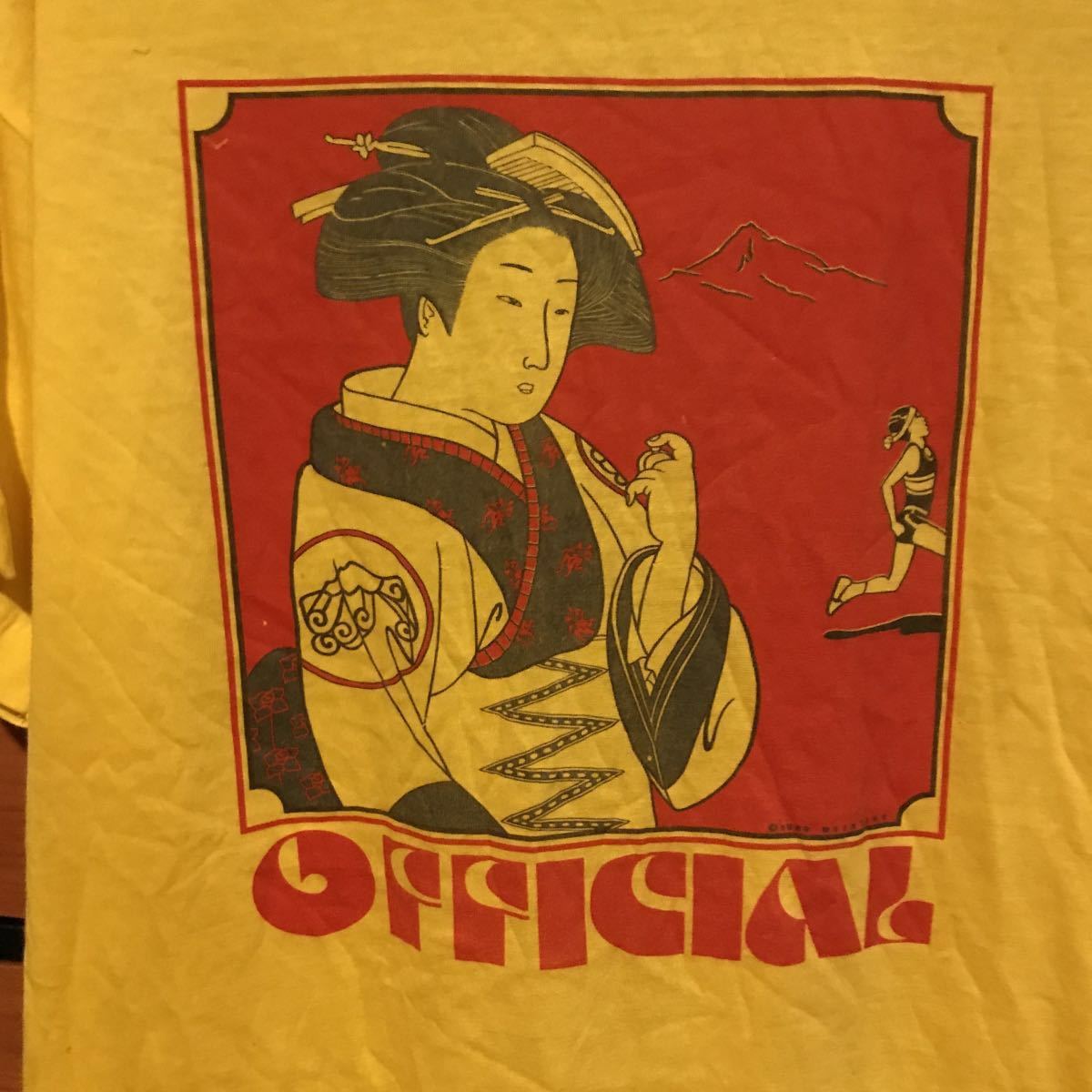 ナイキ Tシャツ 浮世絵 1980's ナイキ Tシャツ 浮世絵 CASCADE RUN