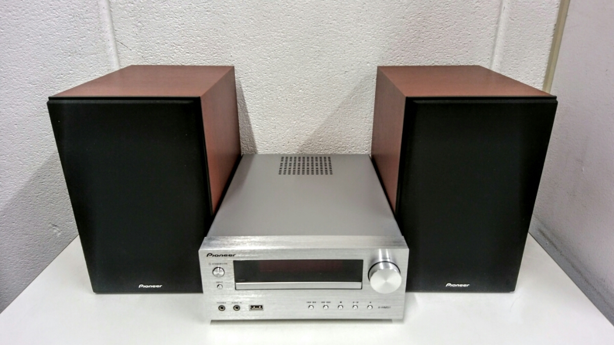 pioneer パイオニア リモコン付き システムコンポ X-HM51 取扱説明書