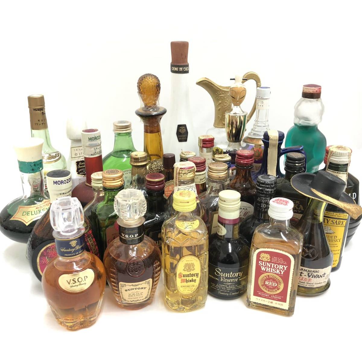 ウイスキーブランデーミニボトル未開栓古酒竹鶴エバモアまとめ売り