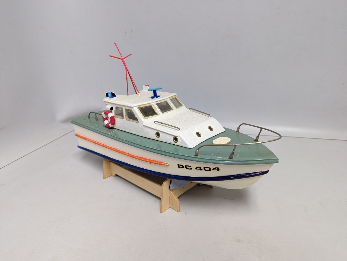 KNK 地球堂 ミニボートシリーズ M404 巡視艇 PC404 木製キット