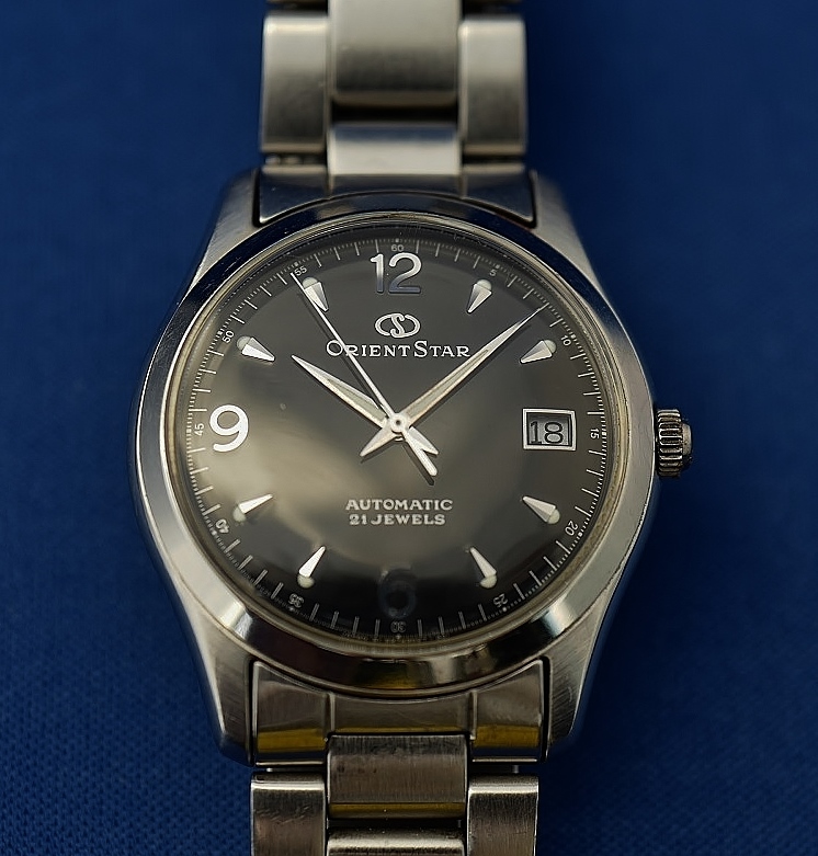 H】ORIENT オリエント AUTOMATIC 21JEWELS 自動巻 21石 WATER RESIST