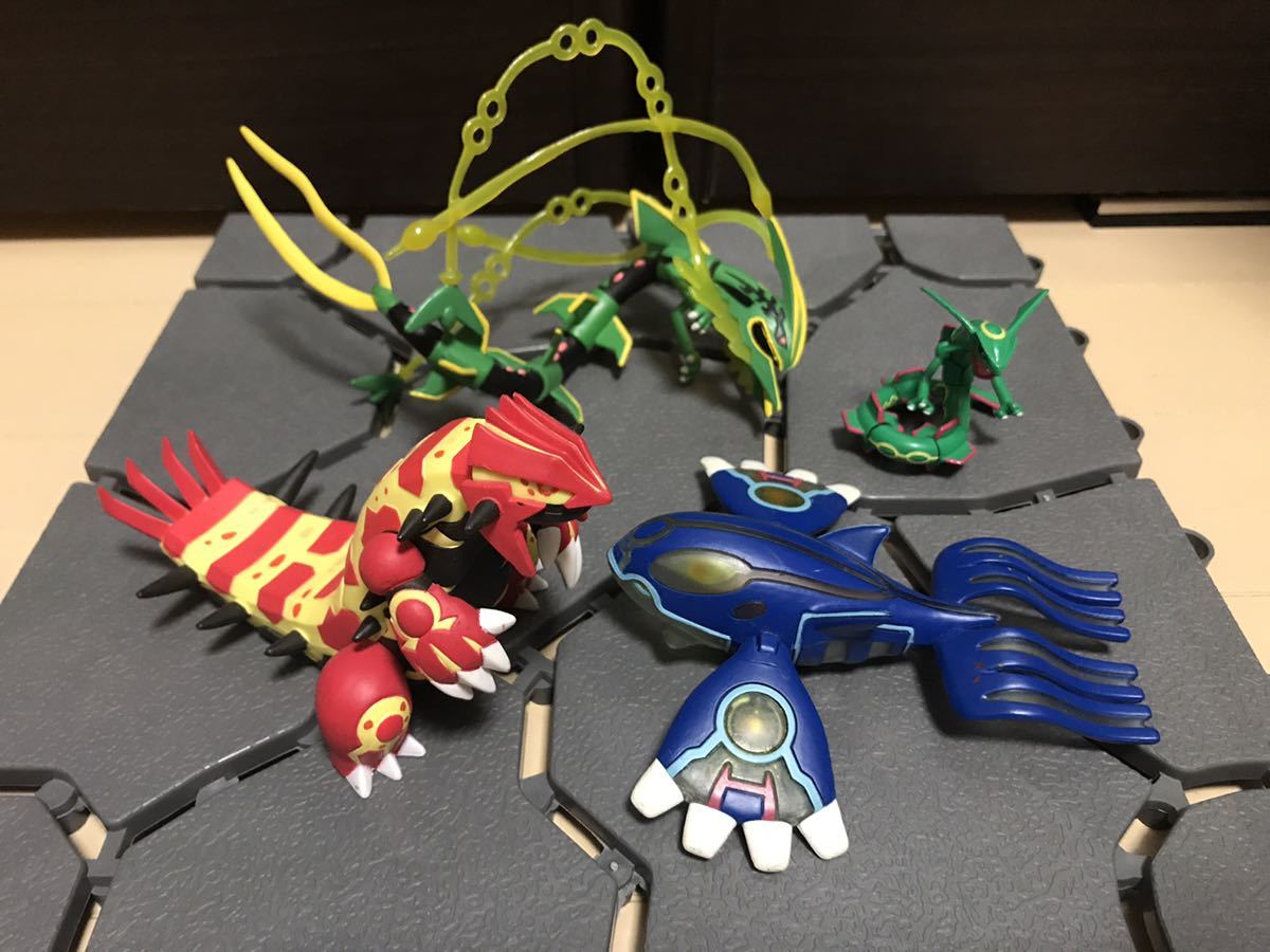 メガレックウザ ゲンシグラードン ゲンシカイオーガ 3枚セット メガ