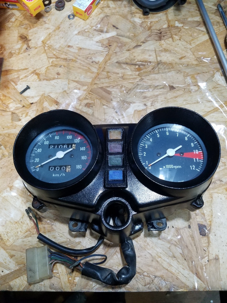 販売済み CB250Nホーク3バブ用純正スピードメーター CB250Nホーク3バブ