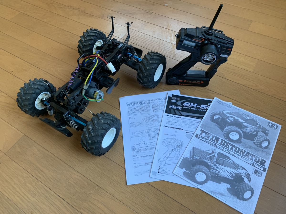 取説なし】1/10電動RC組立キット ツインデトネーター 取説なし】1/10