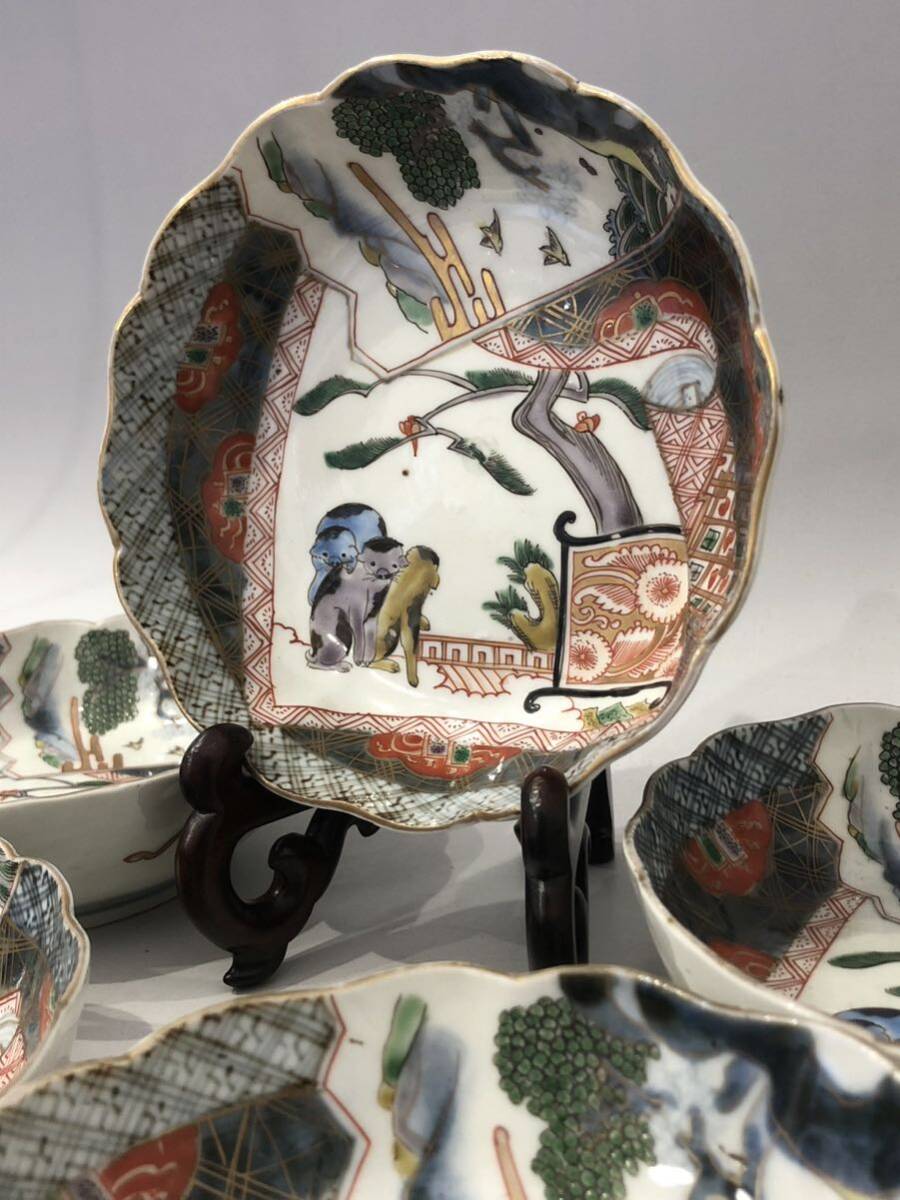 江戸時代、元禄、染錦、沈香壺。箱付き、