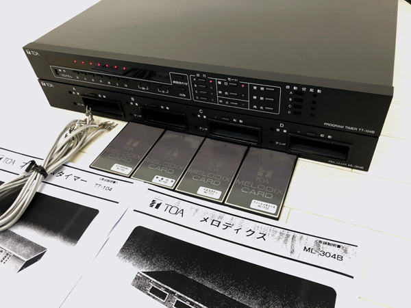 TOA メロディクスML-304 TOA ML-304 MELODIX CARD 4音チャイム(MC-S01