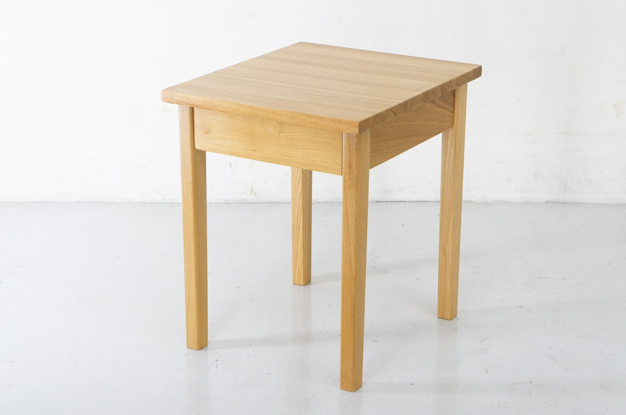 無印良品 タモ材 引き出し付き サイドテーブル 【公式通販】