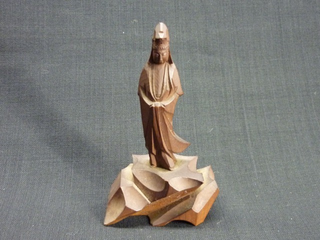 AKa6879懸仏掛仏観音菩薩仏教美術木彫