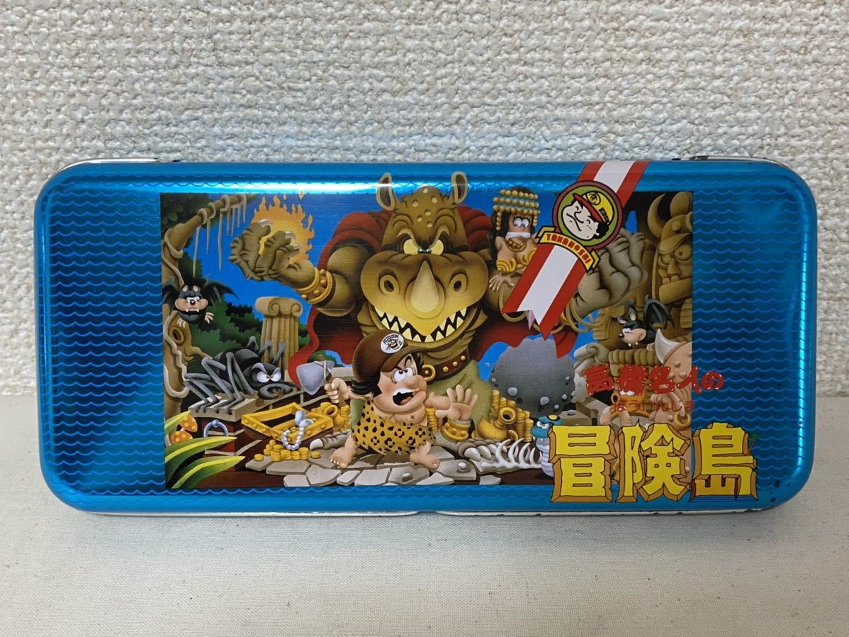 高橋名人の冒険島 筆箱 カンカン レトロ レトロ 高橋名人の冒険島
