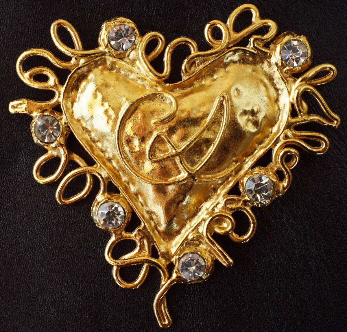 Christian Lacroix✨クリスチャンラクロワ✨ ブローチ ハート 美品