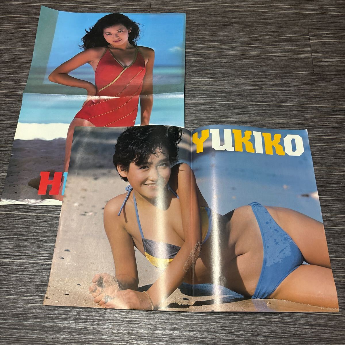 超貴重当時物 入手困難 岡田有希子 カレンダー ビキニ等 1985年 超貴重