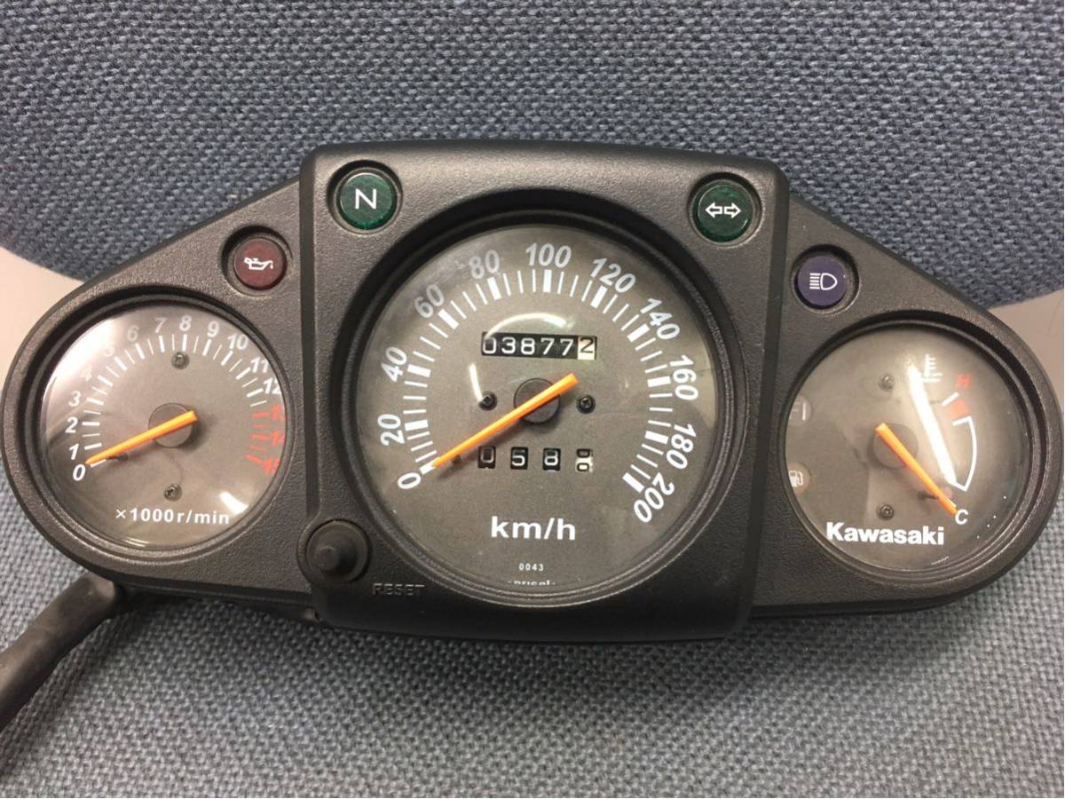 ニンジャ250r 12年式 純正メーター 美品 11056キロ ニンジャ250r 12年式