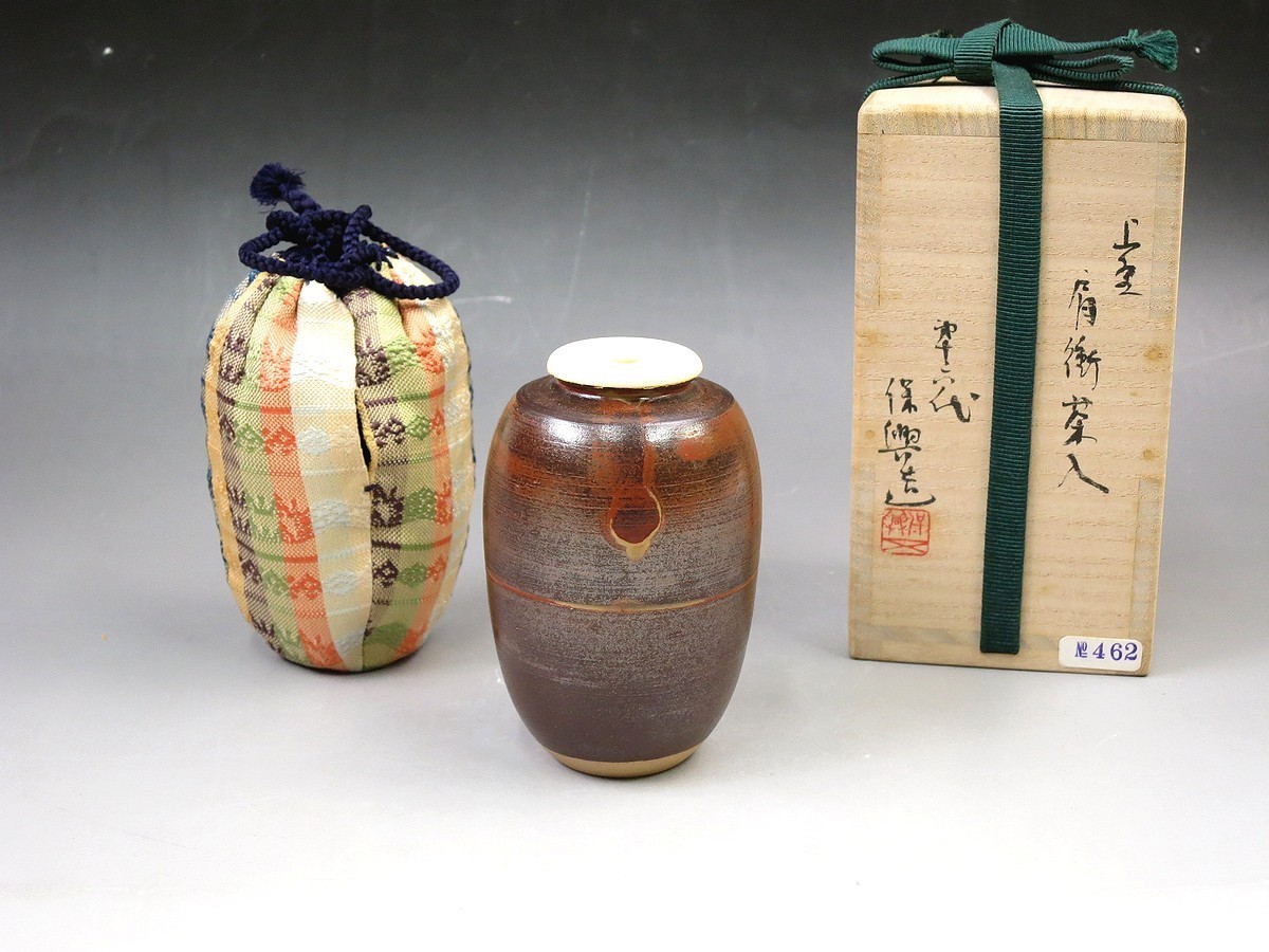 茶道具 上野焼十五代 熊谷紅陽 上野焼 鑑定済 Yahoo!オークション -「熊谷