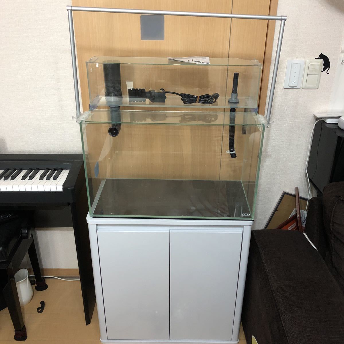 JUN V2 ポンプ付きスレンダー600 オーバーフロー水槽