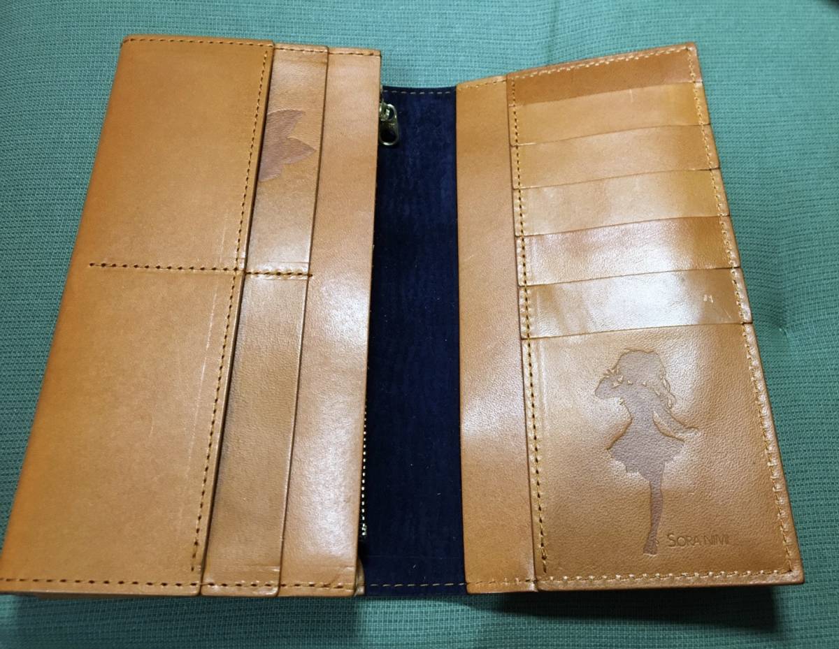 新海天×栃木レザー ロングウォレット PASTA!2 9-nine- 新海天×栃木