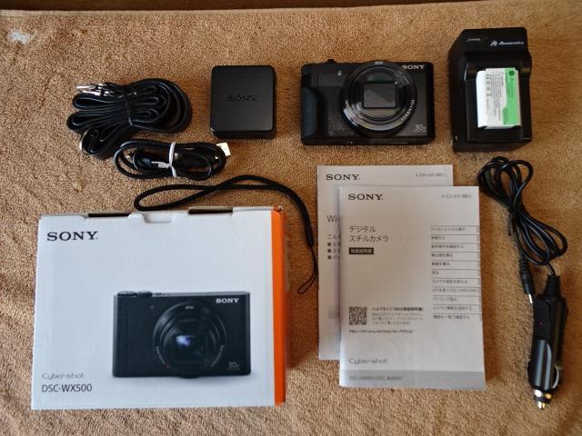 SONY（ソニー）デジタルカメラサイバーショットDSC-WX500充電器付