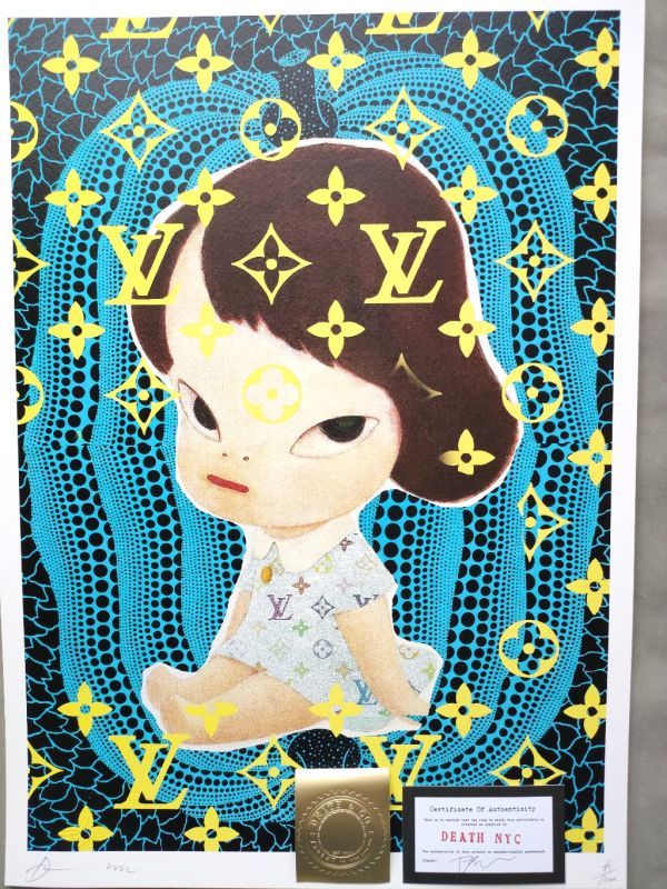 DEATH NYC 世界限定100枚 アートポスター 奈良美智/草間彌生